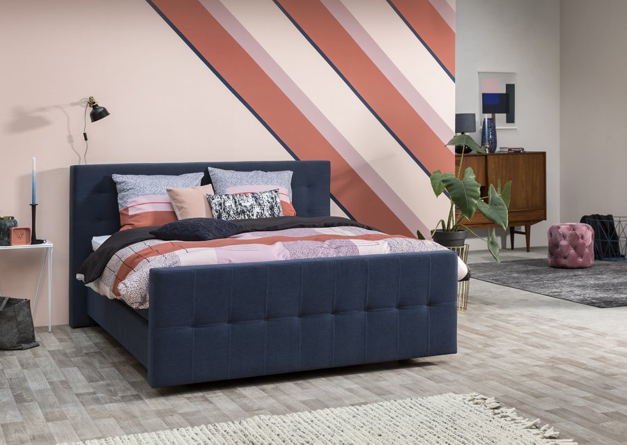 Boxspring met voetbord