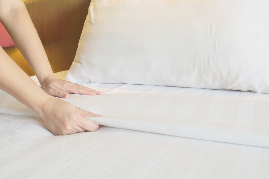 Boxspring opmaken