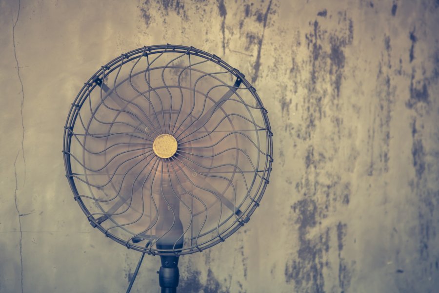 Slapen met ventilator